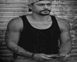 The star is a tattoo freak and has both of his arms filled with various tattoos.